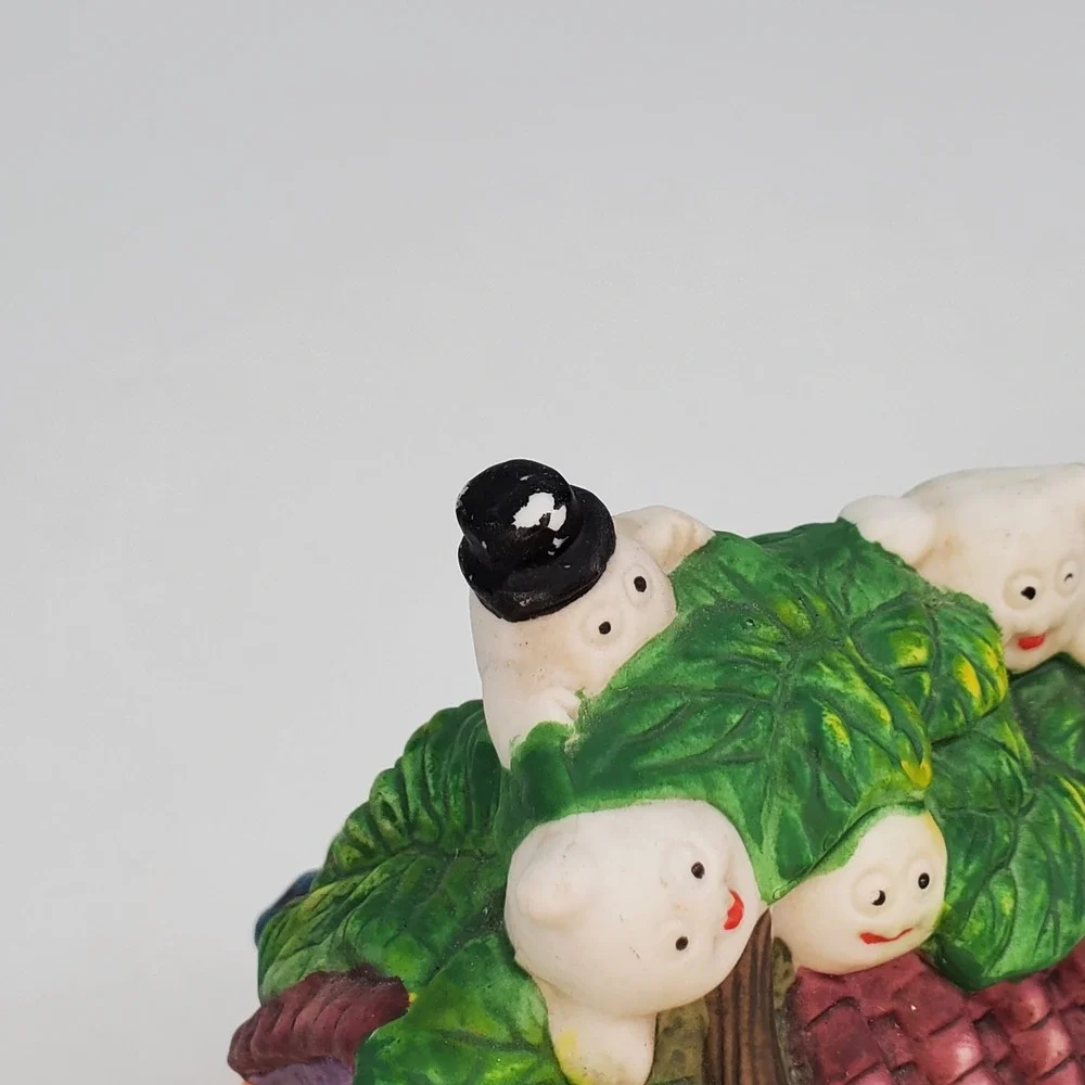 Halloween Pumpkin School House Ceramic Ghosts Jack-O-Lantern